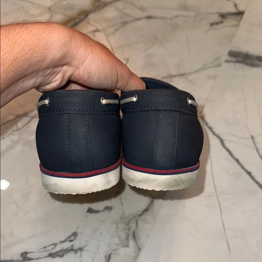MODERN FICTION TAHOMA Lightweight Suede Boat MEN S SHOES NAVY COLOR Size 12